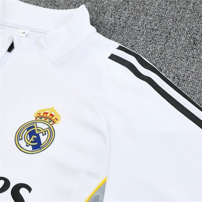 25/26 Real Madrid Home Tracksuit from FootballPrestige.com - Premium Football Kits
