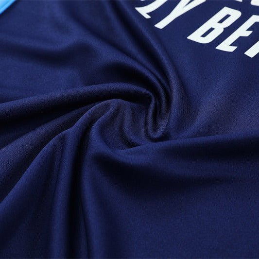 25/26 Real Madrid Training Blue Kids Size Tracksuit from FootballPrestige.com - Premium Football Kits