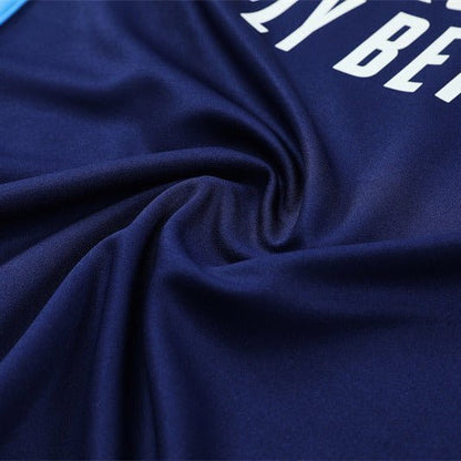 25/26 Real Madrid Training Blue Tracksuit from FootballPrestige.com - Premium Football Kits