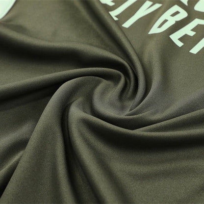 25/26 Real Madrid Training Dark Olive Tracksuit from FootballPrestige.com - Premium Football Kits