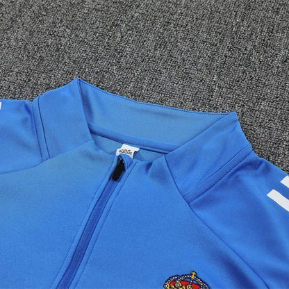 25/26 Real Madrid Training Light Blue Kids Size Tracksuit from FootballPrestige.com - Premium Football Kits