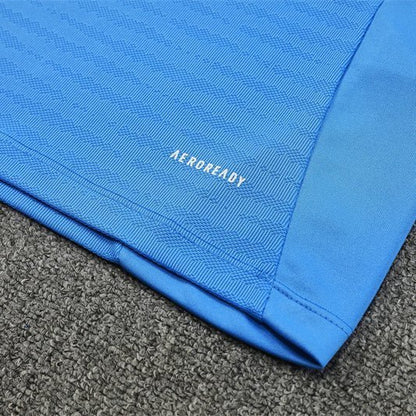 25/26 Real Madrid Training Light Blue Kids Size Tracksuit from FootballPrestige.com - Premium Football Kits