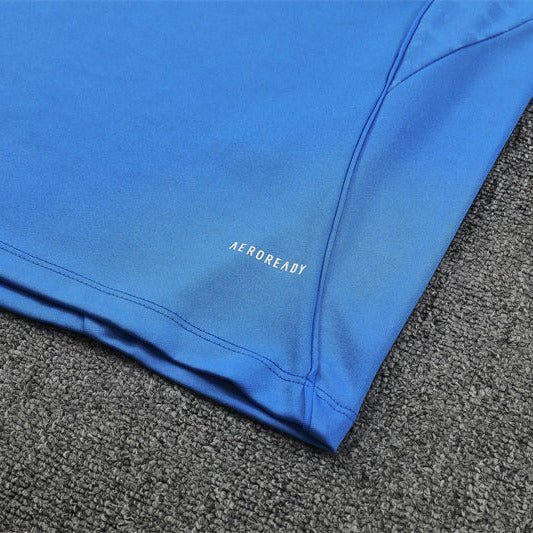 25/26 Real Madrid Training Light Blue Kids Size Tracksuit from FootballPrestige.com - Premium Football Kits