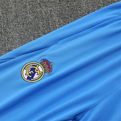 25/26 Real Madrid Training Light Blue Tracksuit from FootballPrestige.com - Premium Football Kits