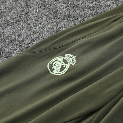 25/26 Real Madrid Training Lime Green Tracksuit from FootballPrestige.com - Premium Football Kits