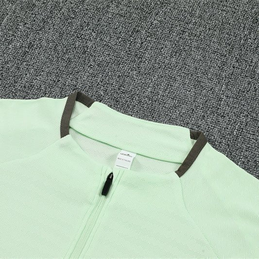 25/26 Real Madrid Training Lime Green Tracksuit from FootballPrestige.com - Premium Football Kits