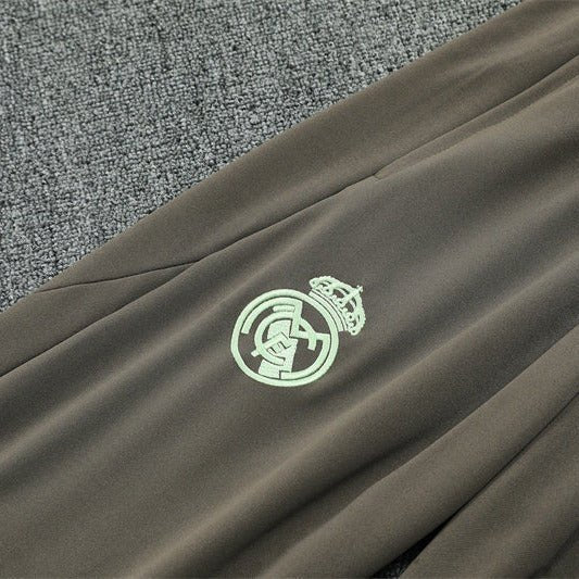 25/26 Real Madrid Training Lime Green Tracksuit from FootballPrestige.com - Premium Football Kits