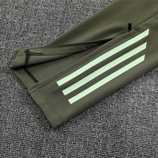 25/26 Real Madrid Training Lime Green Tracksuit from FootballPrestige.com - Premium Football Kits