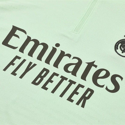 25/26 Real Madrid Training Lime Green Tracksuit from FootballPrestige.com - Premium Football Kits