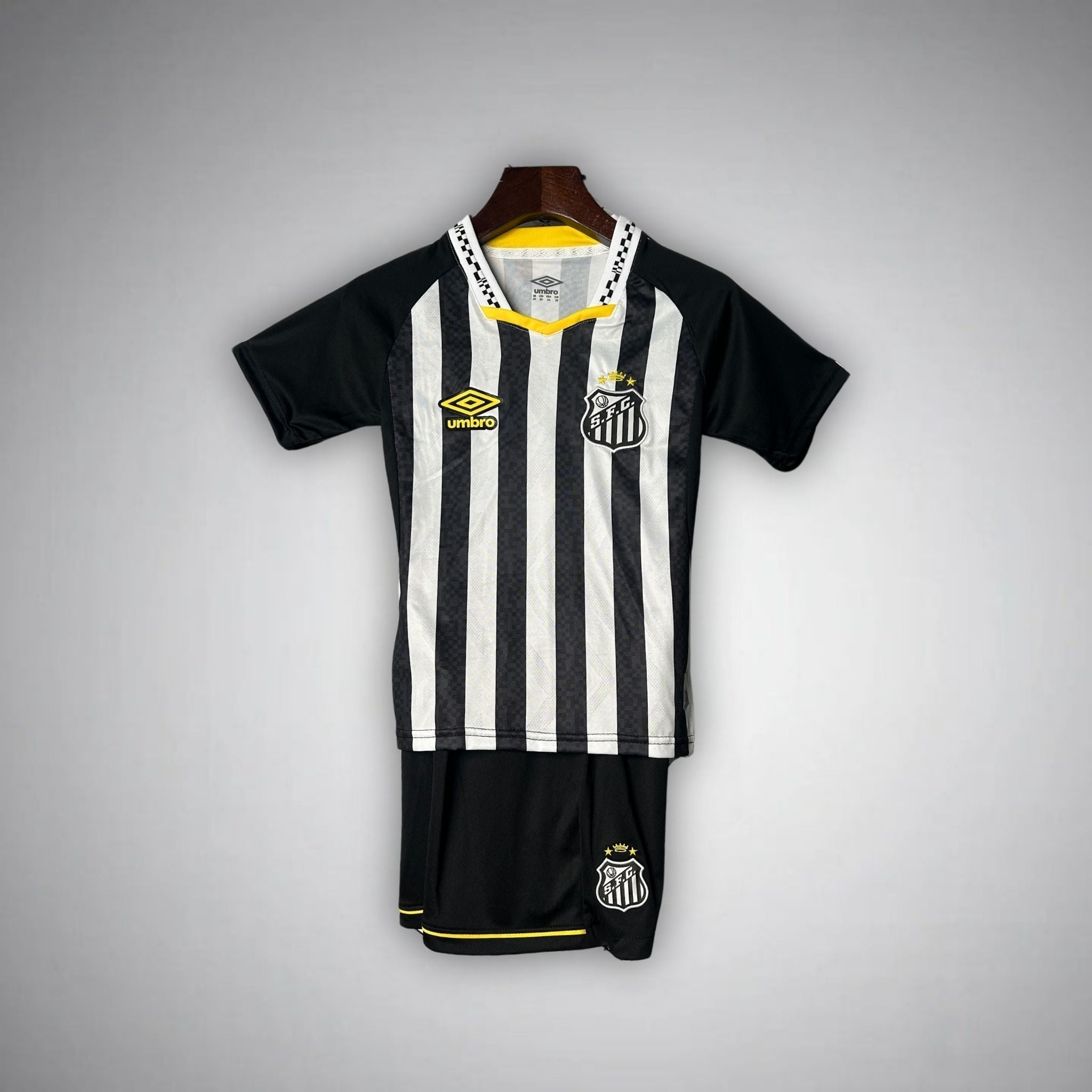 25/26 Santos FC Away Kids Size Kit from FootballPrestige.club - Premium Football Kits