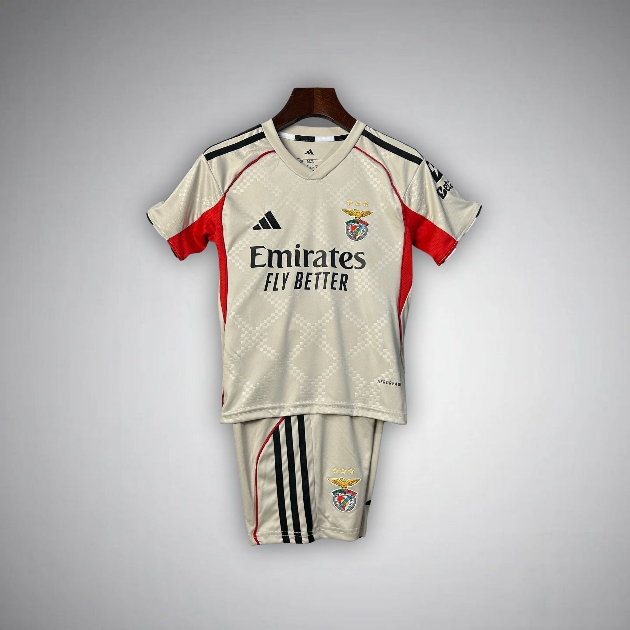 25/26 SL Benfica Away Kids Size Kit from FootballPrestige.club - Premium Football Kits