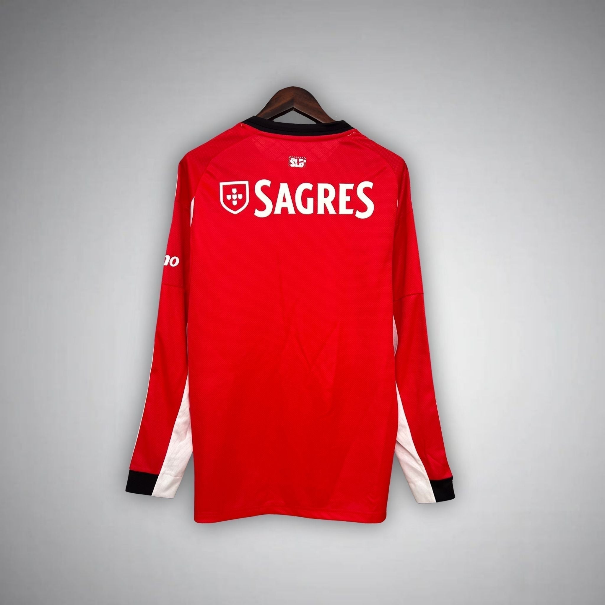 25/26 SL Benfica Home Long Sleeve Kit from FootballPrestige.club - Premium Football Kits