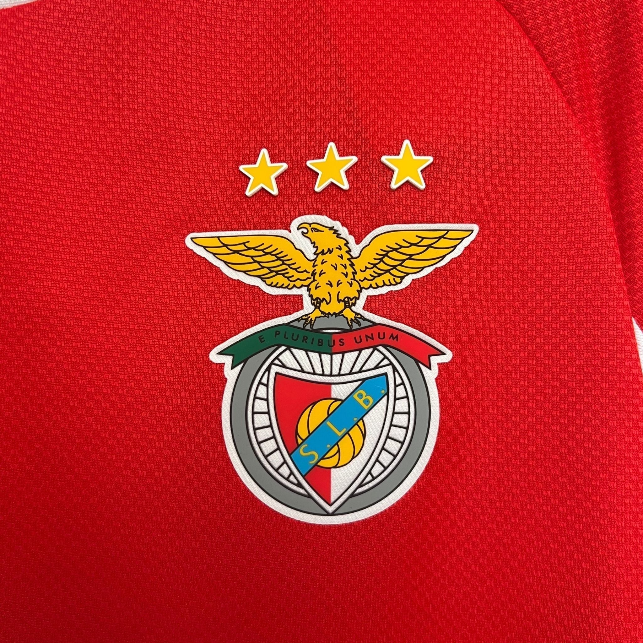 25/26 SL Benfica Home Long Sleeve Kit from FootballPrestige.club - Premium Football Kits