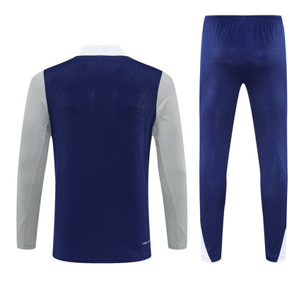 25/26 Tottenham Training Blue Kids Size Tracksuit from FootballPrestige.com - Premium Football Kits