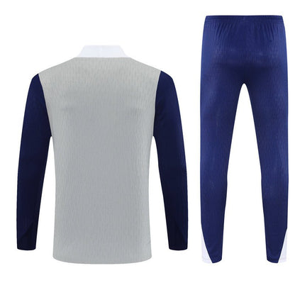 25/26 Tottenham Training Grey Kids Size Tracksuit from FootballPrestige.com - Premium Football Kits