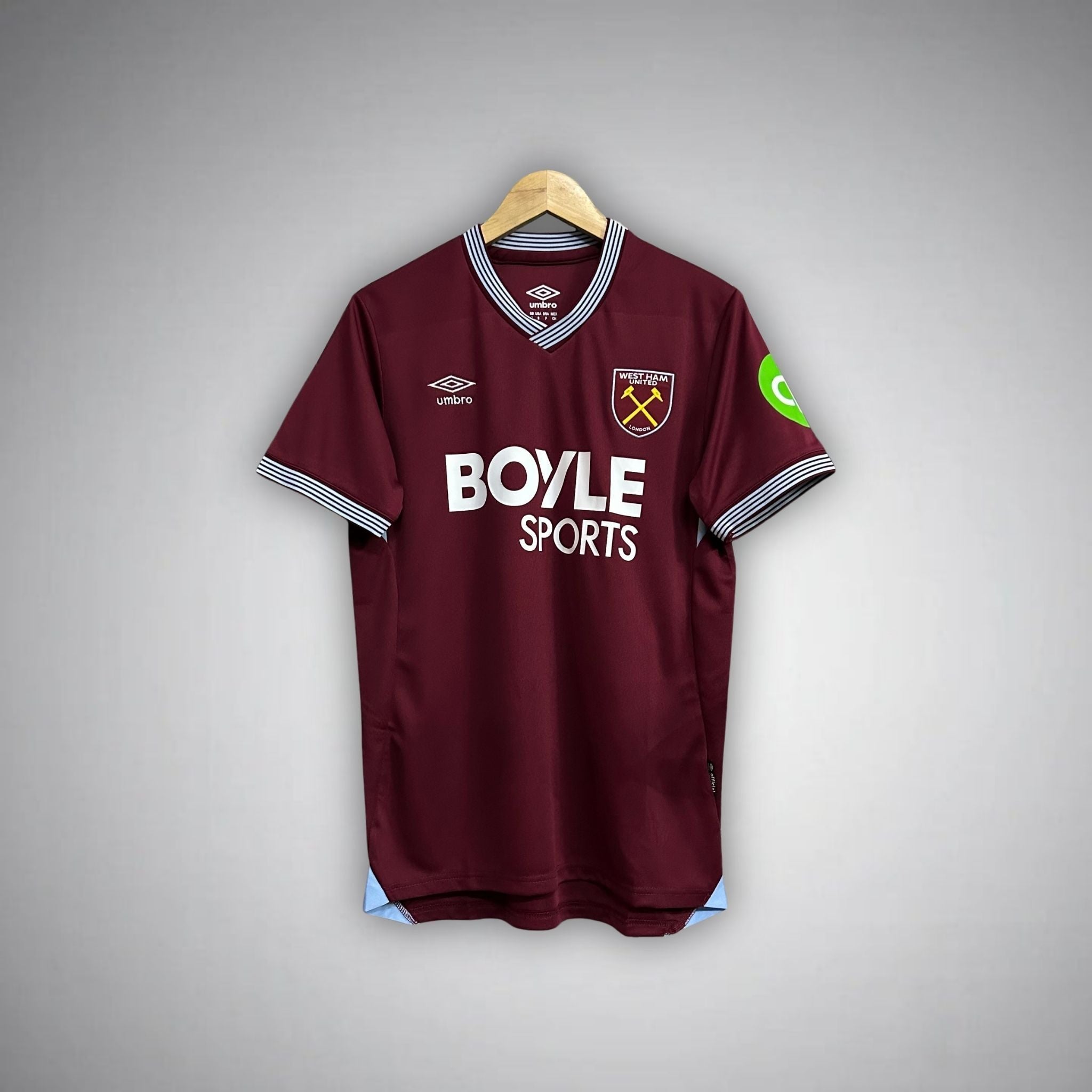 25/26 West Ham United Home Kit from FootballPrestige.club - Premium Football Kits