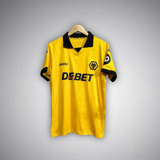 25/26 Wolverhampton Home Kit from FootballPrestige.club - Premium Football Kits