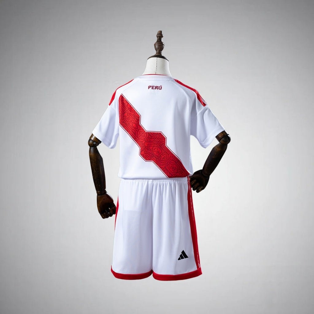 2026 Peru Home Kids Size Kit from FootballPrestige.com - Premium Football Kits