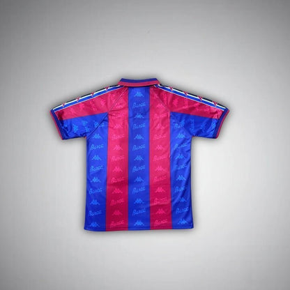 95/97 FC Barcelona Home Kit from FootballPrestige.com - Premium Football Kits