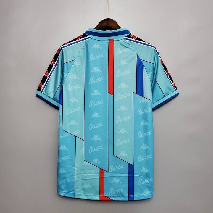 96/97 FC Barcelona Away Kit from FootballPrestige.shop - Premium Concept kits