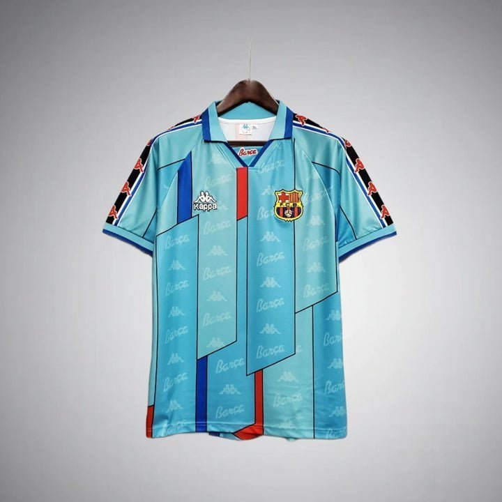 96/97 FC Barcelona Away Kit from FootballPrestige.shop - Premium Concept kits