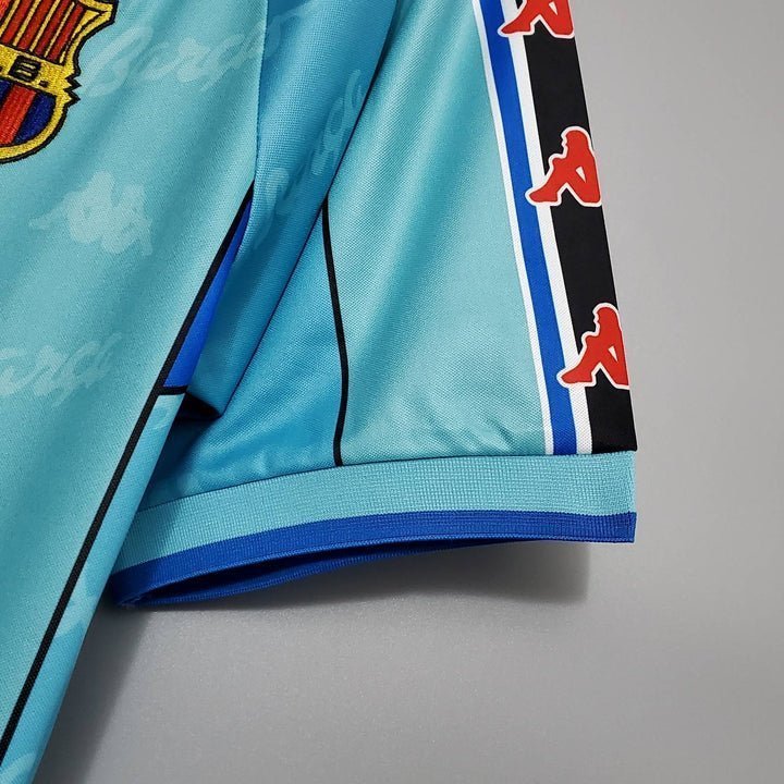 96/97 FC Barcelona Away Kit from FootballPrestige.shop - Premium Concept kits