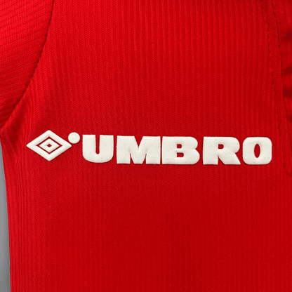 98/99 Manchester United Home Kids Size Kit - Premium Quality Kits at FootballPrestige.store