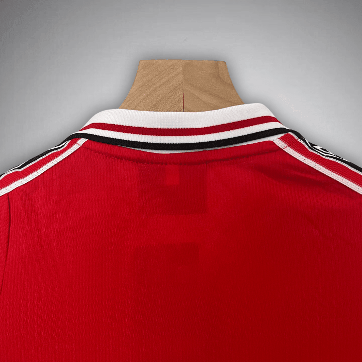 98/99 Manchester United Home Kids Size Kit - Premium Quality Kits at FootballPrestige.store