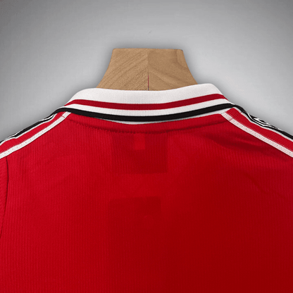 98/99 Manchester United Home Kids Size Kit - Premium Quality Kits at FootballPrestige.store