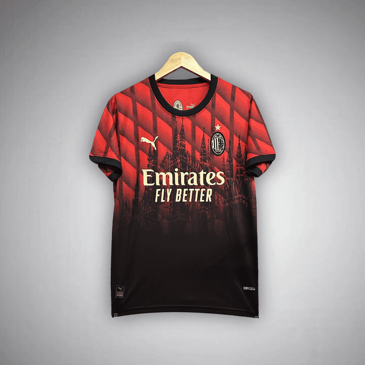 AC Milan "Cathedral" Premium Kit from FootballPrestige.shop - Premium Concept kits