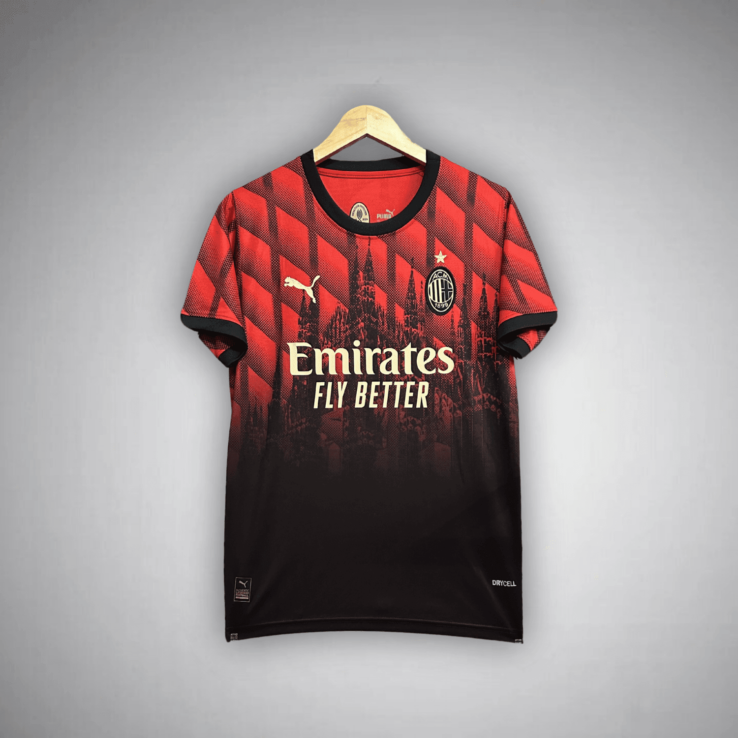 AC Milan "Cathedral" Premium Kit from FootballPrestige.club - Premium Football Kits