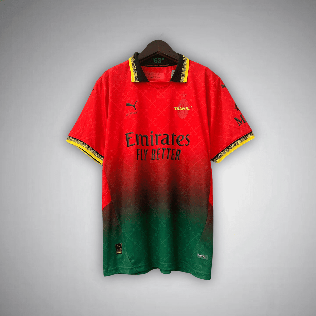 AC Milan x Off - White Premium Kit from FootballPrestige.shop - Premium Concept kits