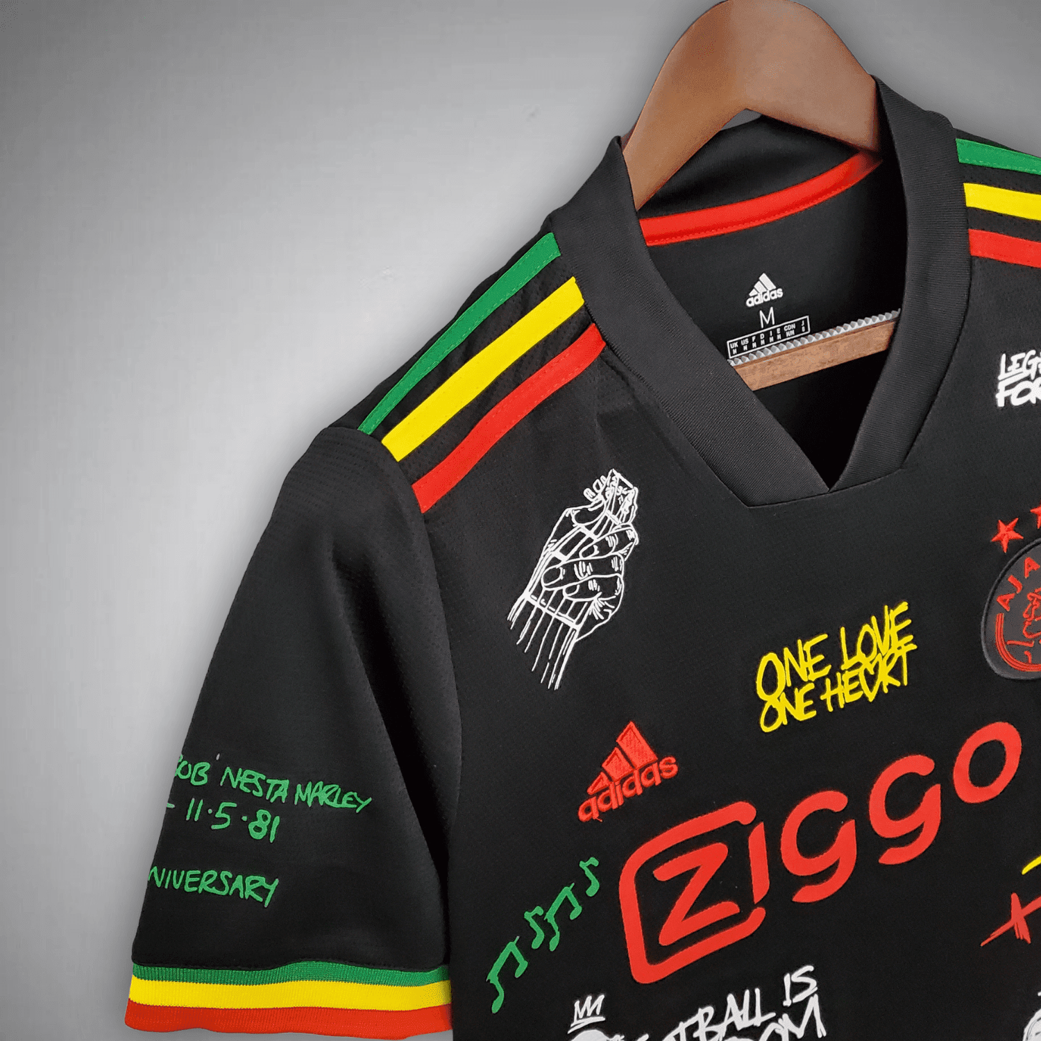 Ajax "Bob Marley" Premium Kit from FootballPrestige.com - Premium Football Kits