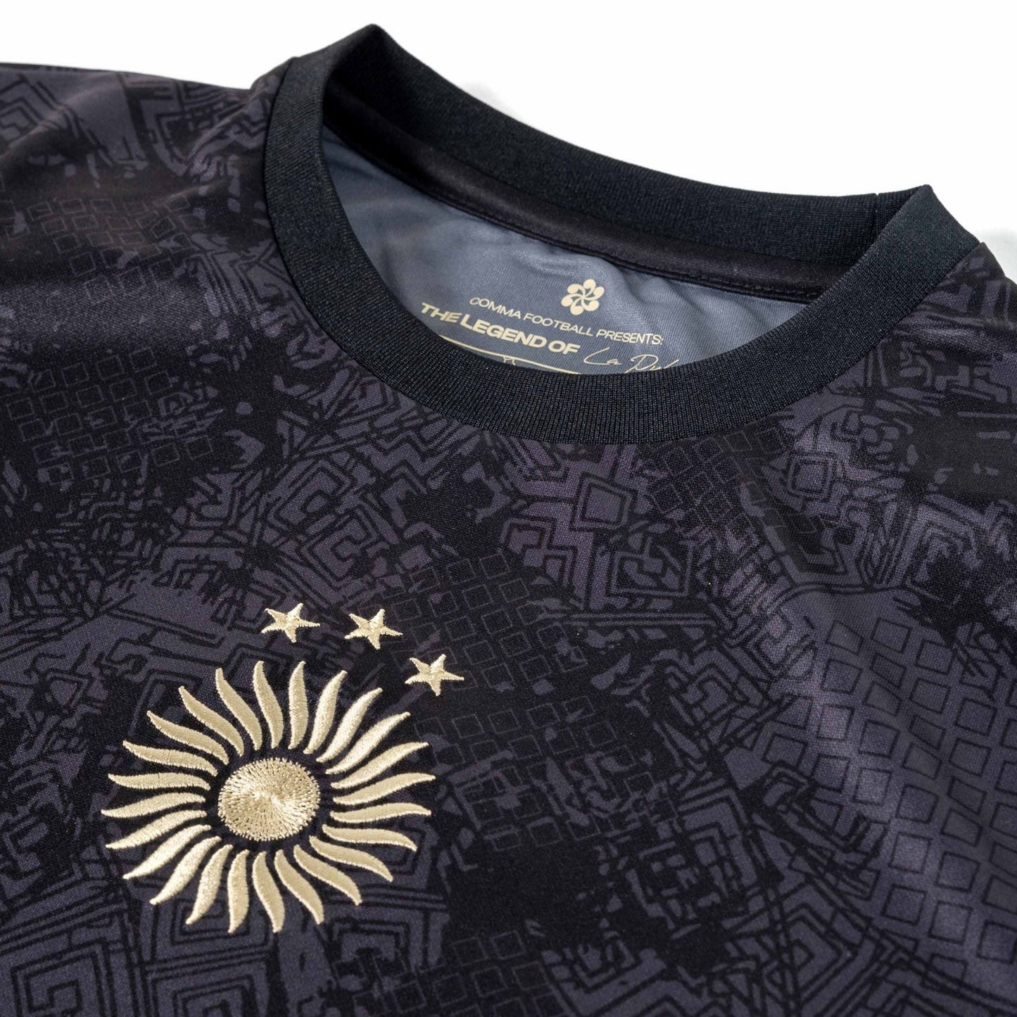 Argentina "La Pulga" Premium Black Kit from FootballPrestige.com - Premium Football Kits