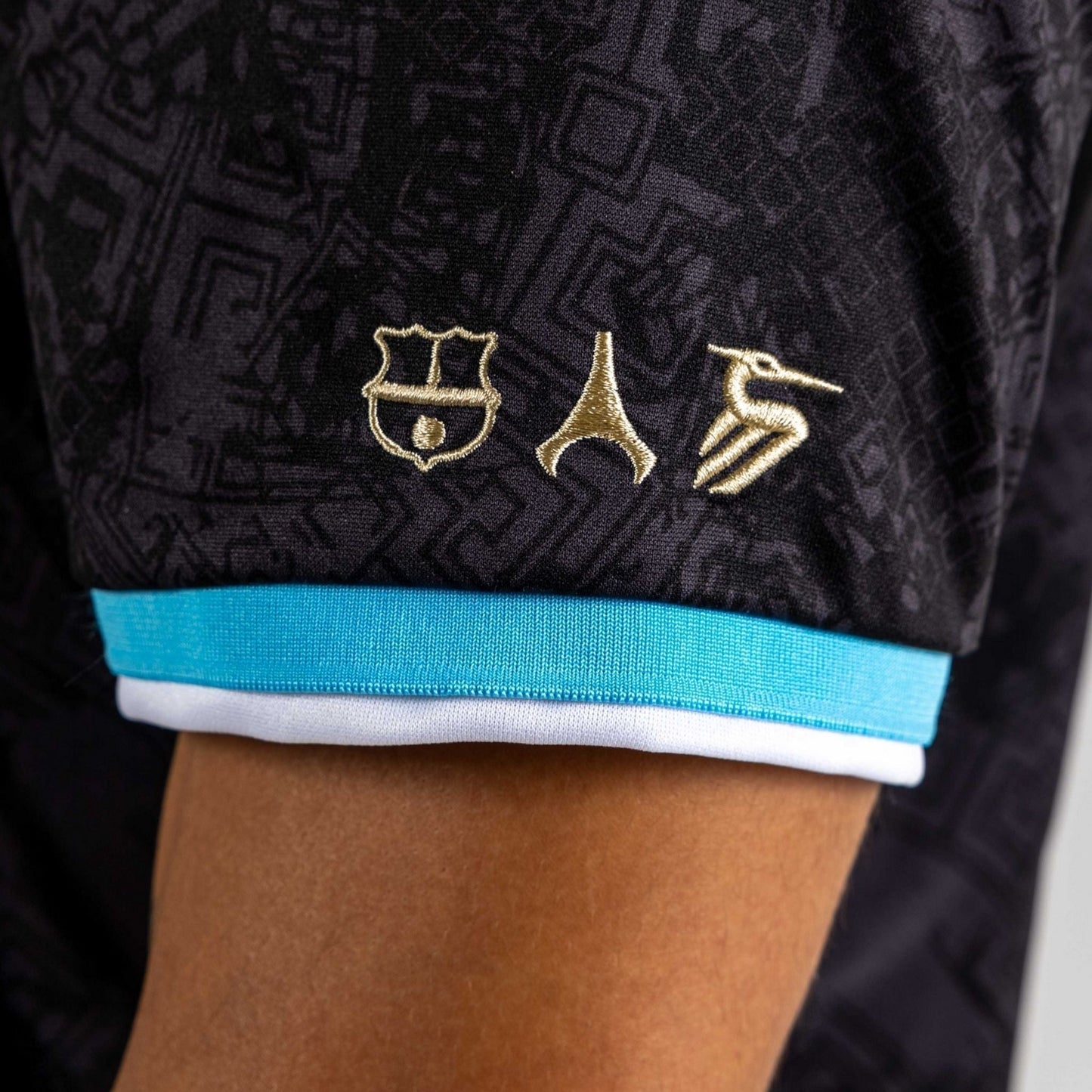 Argentina "La Pulga" Premium Black Kit from FootballPrestige.com - Premium Football Kits