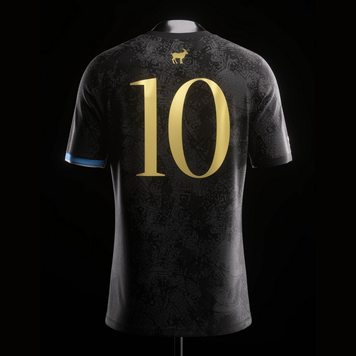 Argentina "La Pulga" Premium Black Kit from FootballPrestige.com - Premium Football Kits