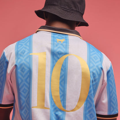 Argentina "La Pulga" Premium White Kit from FootballPrestige.com - Premium Football Kits