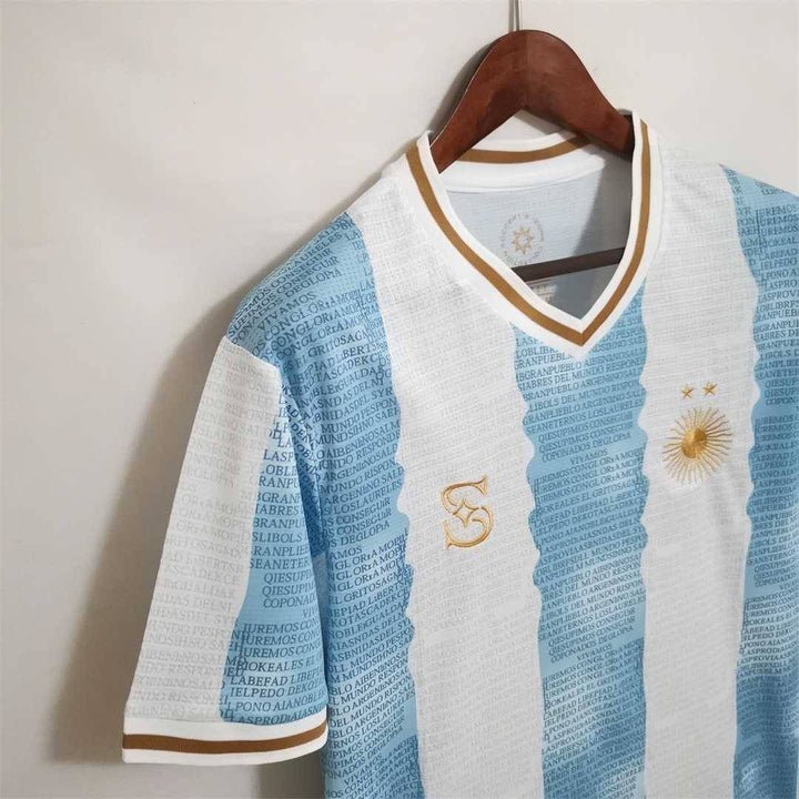 Argentina "Maradona" Commemorative Premium Kit from FootballPrestige.club - Premium Football Kits