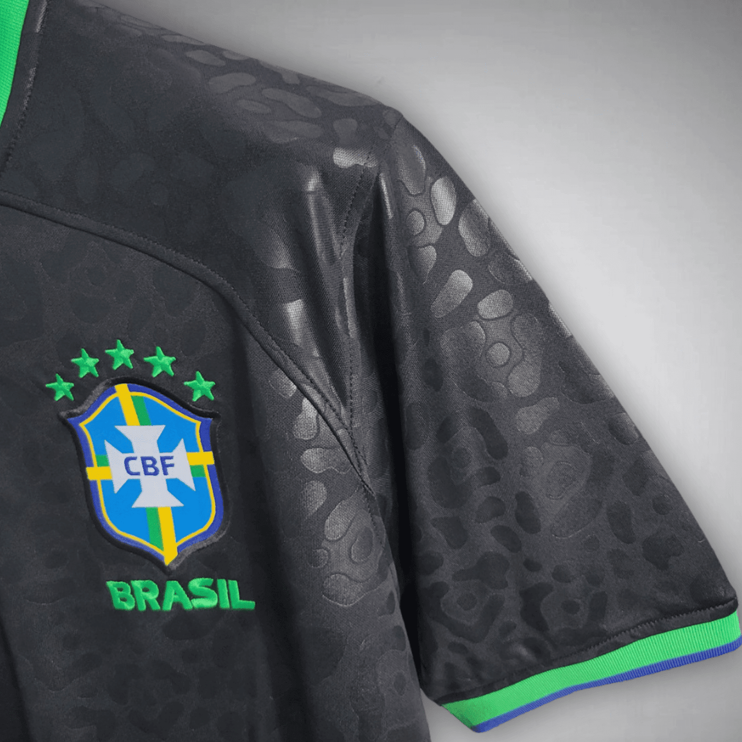 Brazil "Black Leopard" Premium Kit from FootballPrestige.com - Premium Football Kits