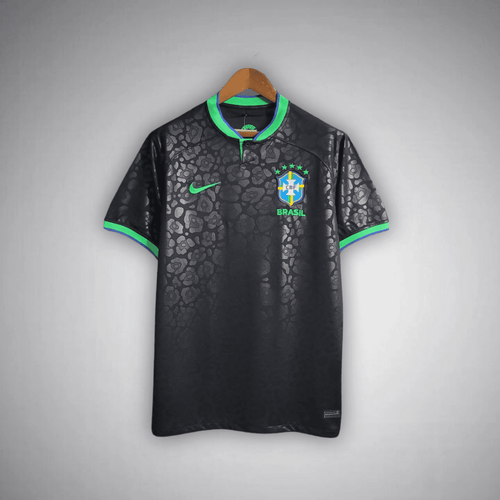 Brazil "Black Leopard" Premium Kit from FootballPrestige.com - Premium Football Kits