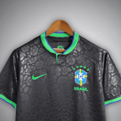 Brazil "Black Leopard" Premium Kit from FootballPrestige.com - Premium Football Kits