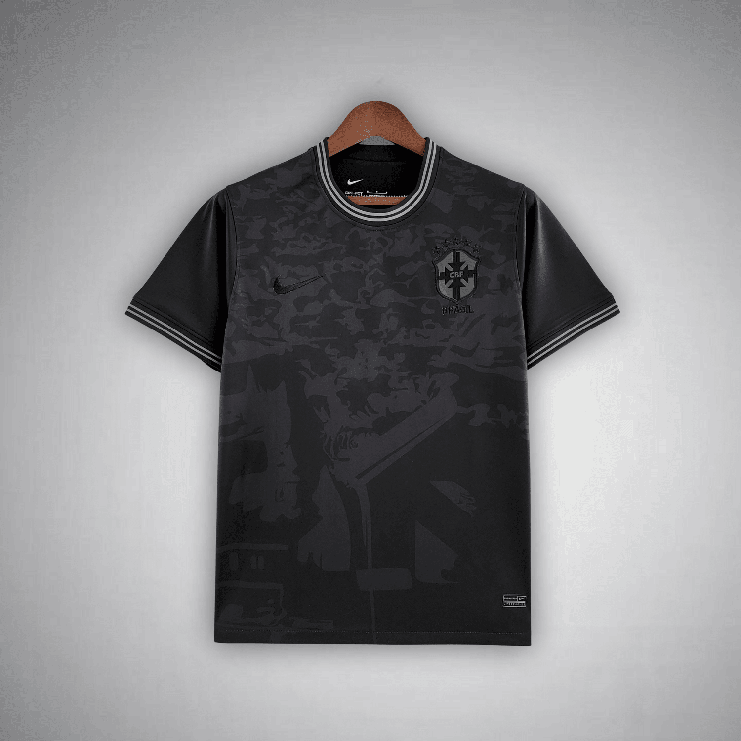 Brazil "Blackout" Premium Kit from FootballPrestige.club - Premium Football Kits