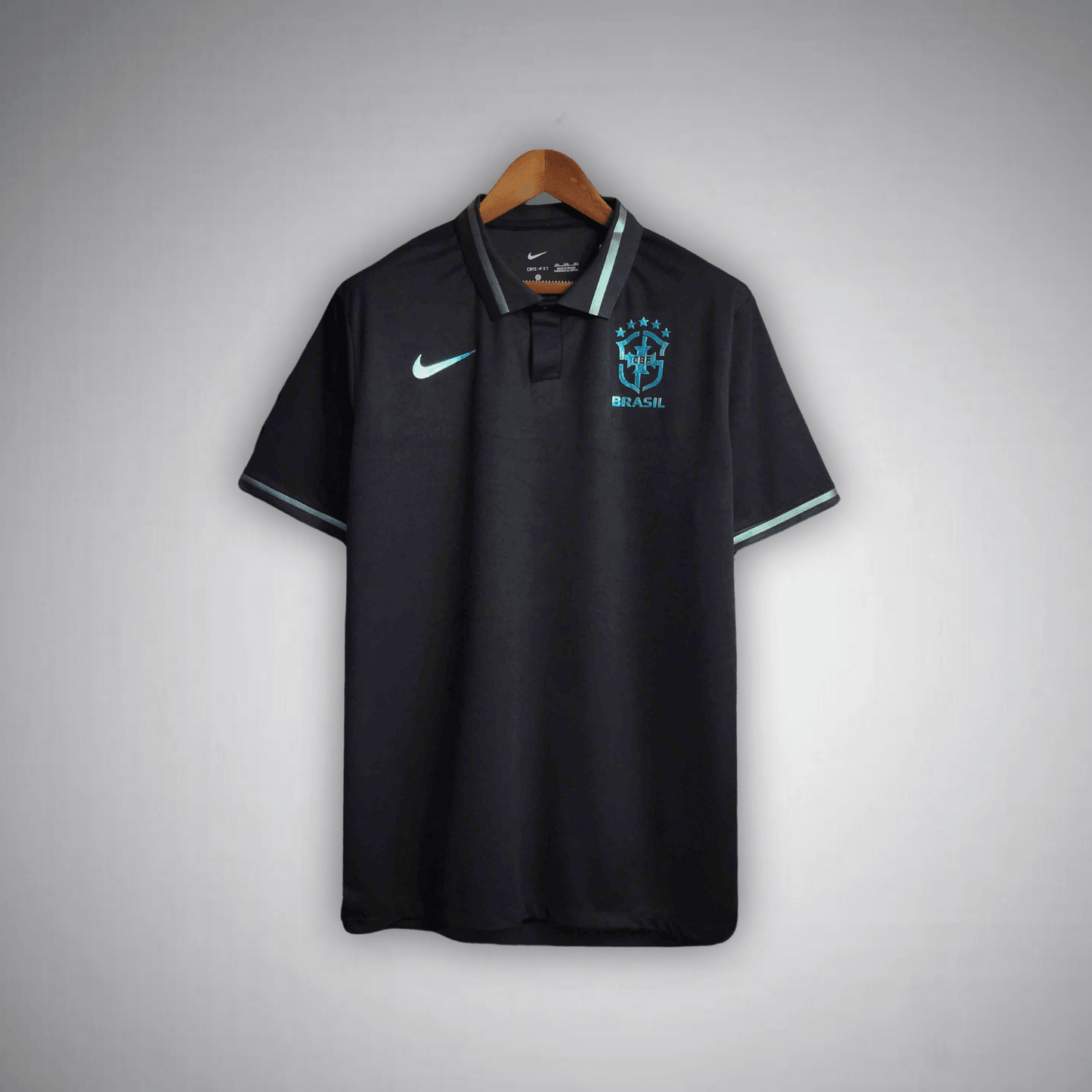 Brazil "Emerald Nights" Premium Polo T-shirt from FootballPrestige.com - Premium Football Kits