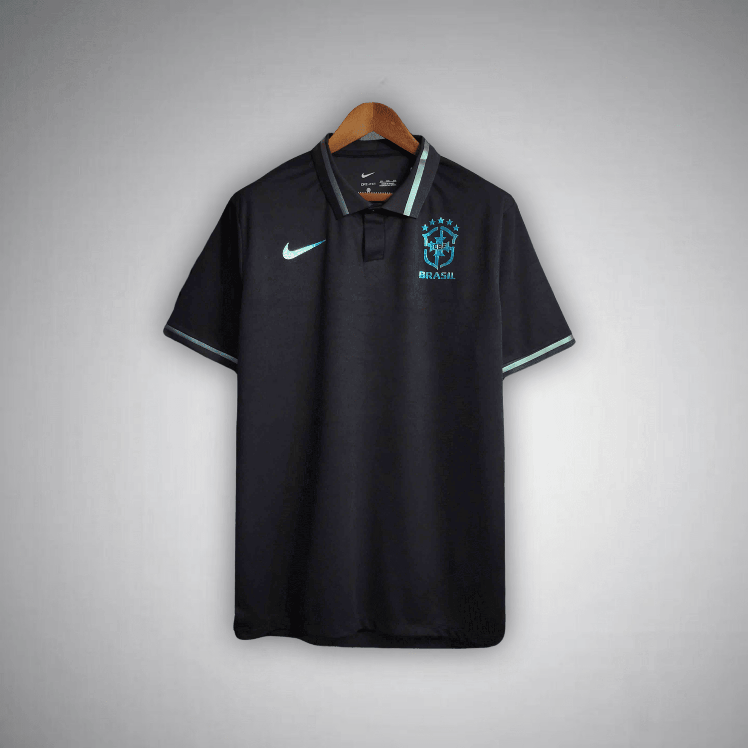 Brazil "Emerald Nights" Premium Polo T-shirt from FootballPrestige.club - Premium Football Kits
