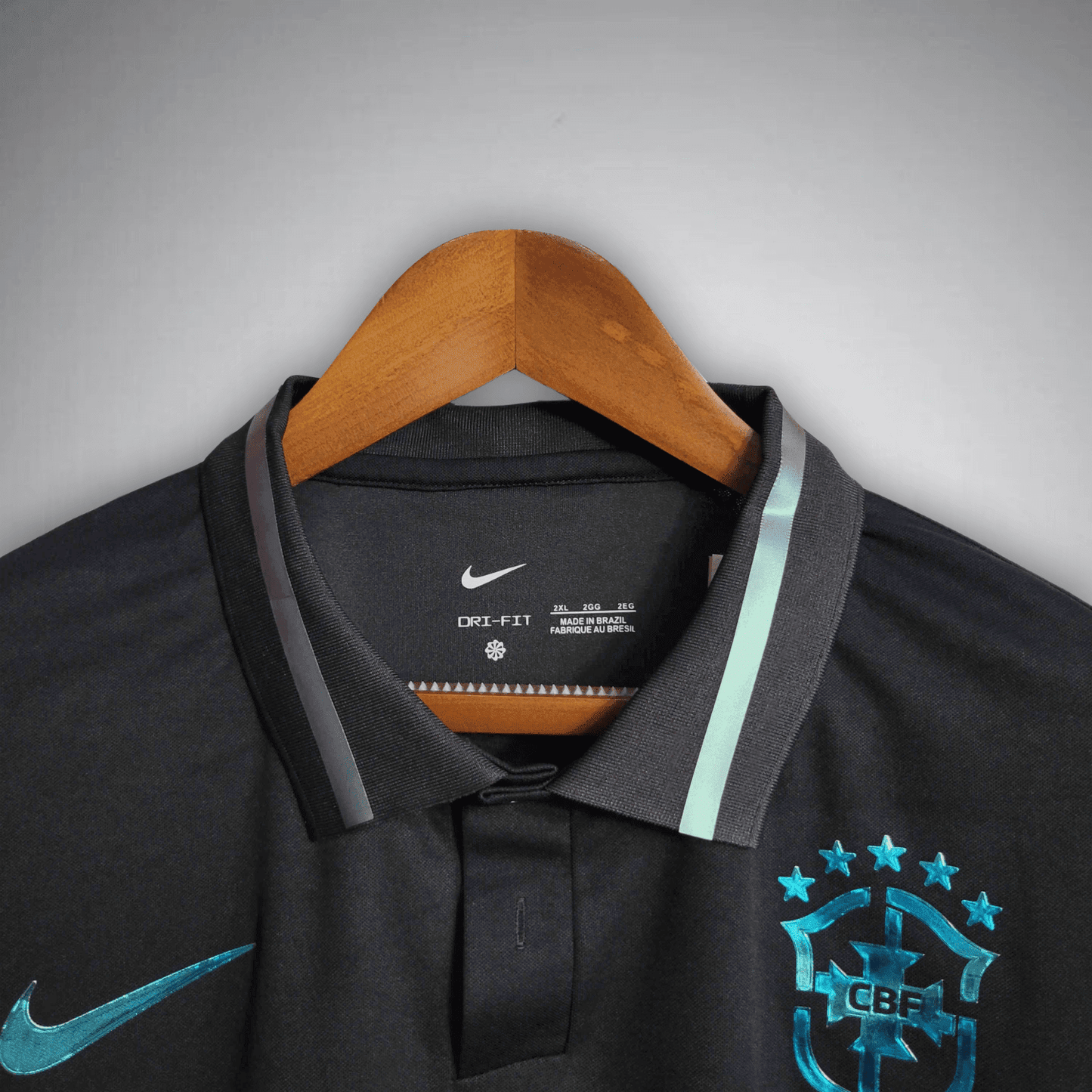 Brazil "Emerald Nights" Premium Polo T-shirt from FootballPrestige.com - Premium Football Kits