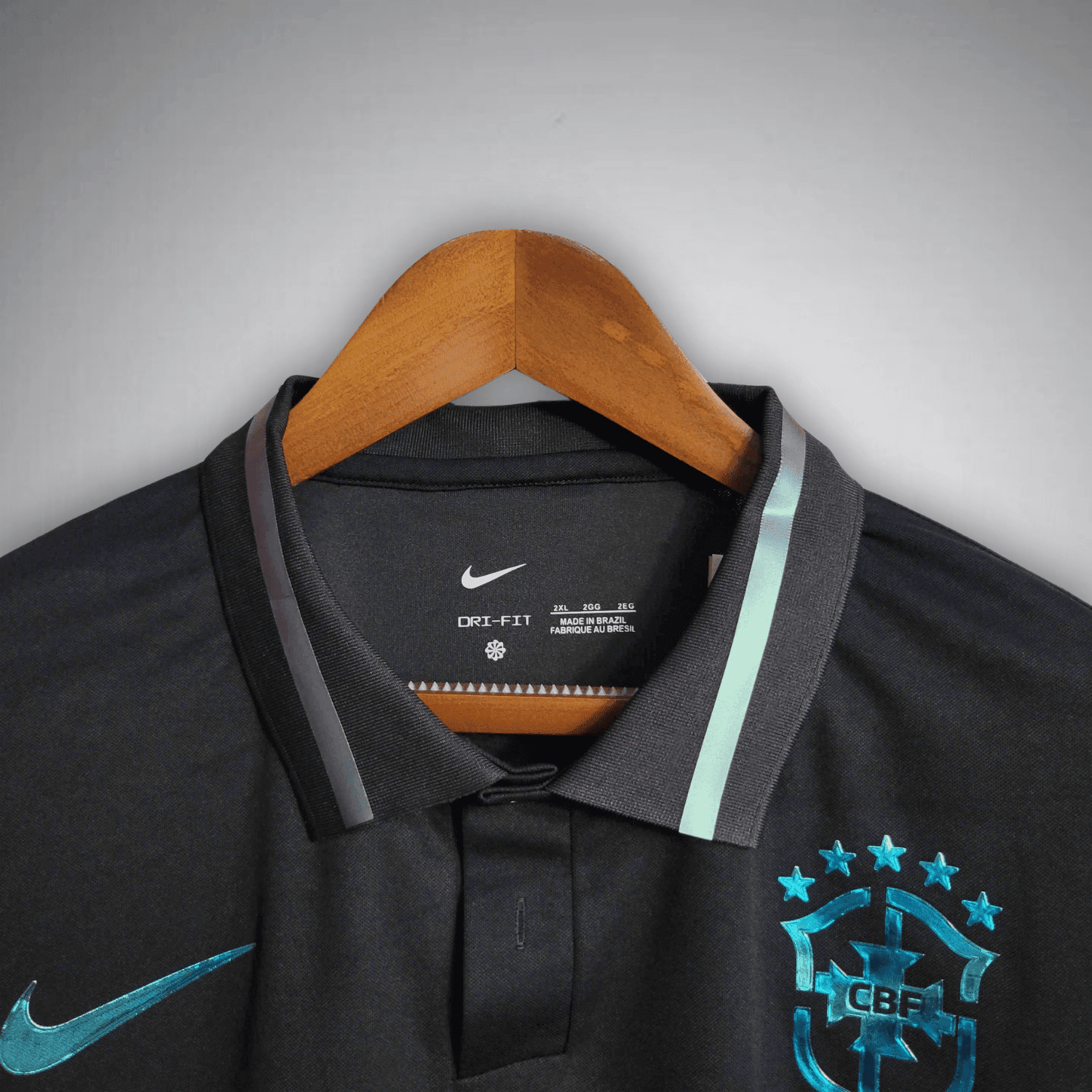 Brazil "Emerald Nights" Premium Polo T-shirt from FootballPrestige.club - Premium Football Kits