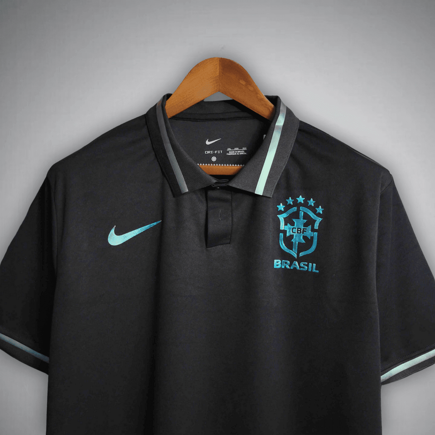 Brazil "Emerald Nights" Premium Polo T-shirt from FootballPrestige.com - Premium Football Kits