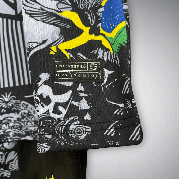 Brazil "Jesus" Premium Kids Size Kit from FootballPrestige.com - Premium Football Kits