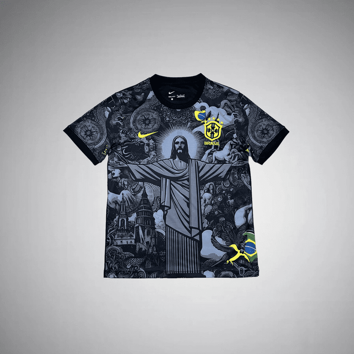 Brazil "Jesus" Premium Kit from FootballPrestige.com - Premium Football Kits