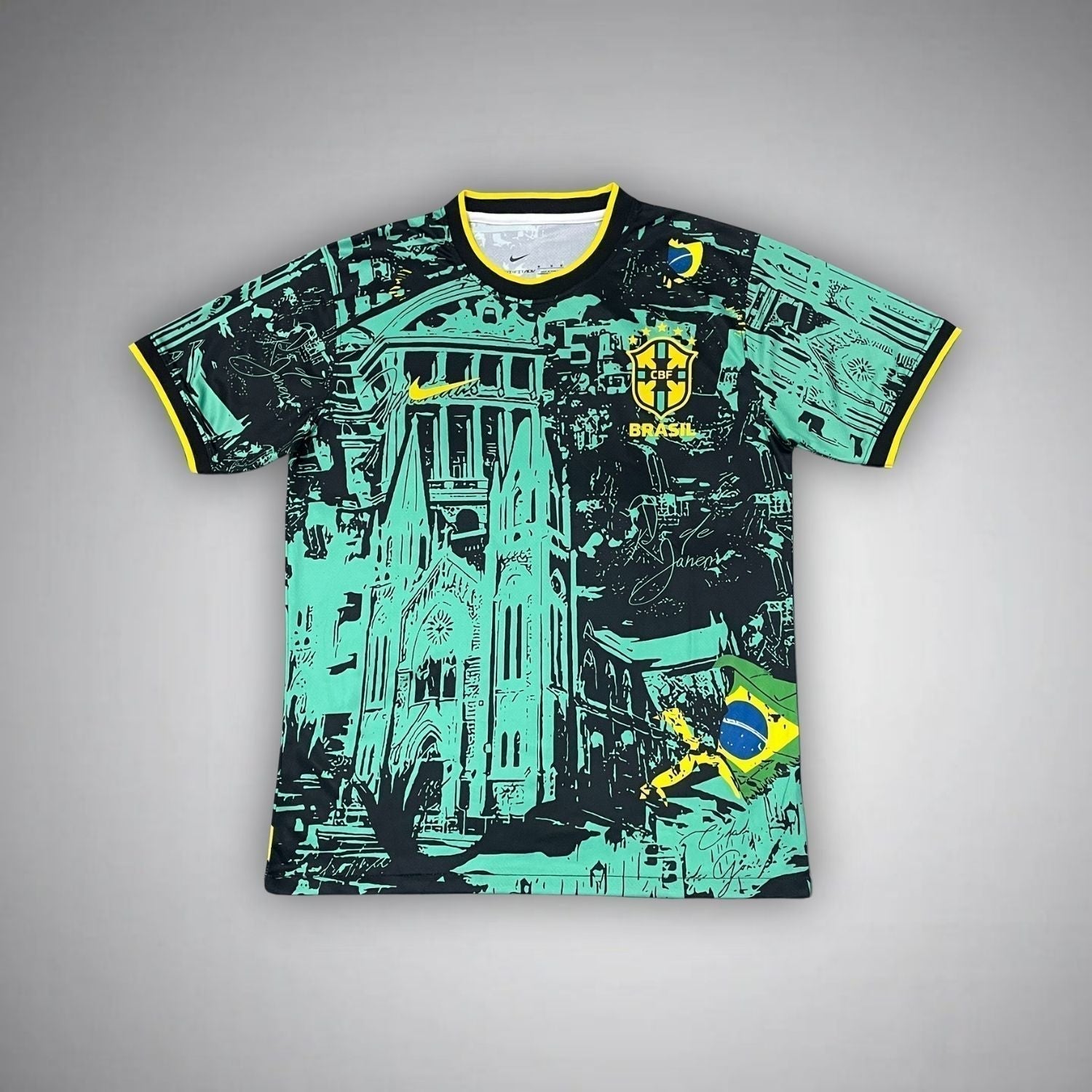 Brazil "Luz da Favela" Premium Kit from FootballPrestige.club - Premium Football Kits